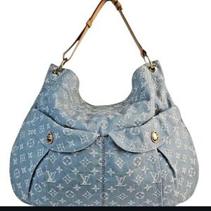 Louis Vuitton Denim Hobo Gm